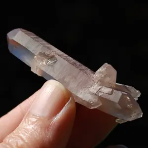 2.4in DT ET Earthquake Curved Pink Lithium Lemurian Quartz Crystal Starbrary Cathedral Bridge, Brazil a5