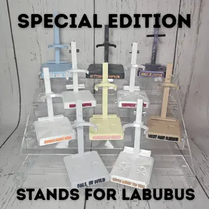 Special Edition Labubu Display Stands – Custom 3D Printed Stands for Unique Figures for Collectors