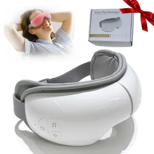 Bluetooth-compatible Heated Eye Massager, Foldable Hot Compress, Voice Broadcast, Heating Vibration, 4 Modes, Music, 180° Portable Design, Ideal Gift