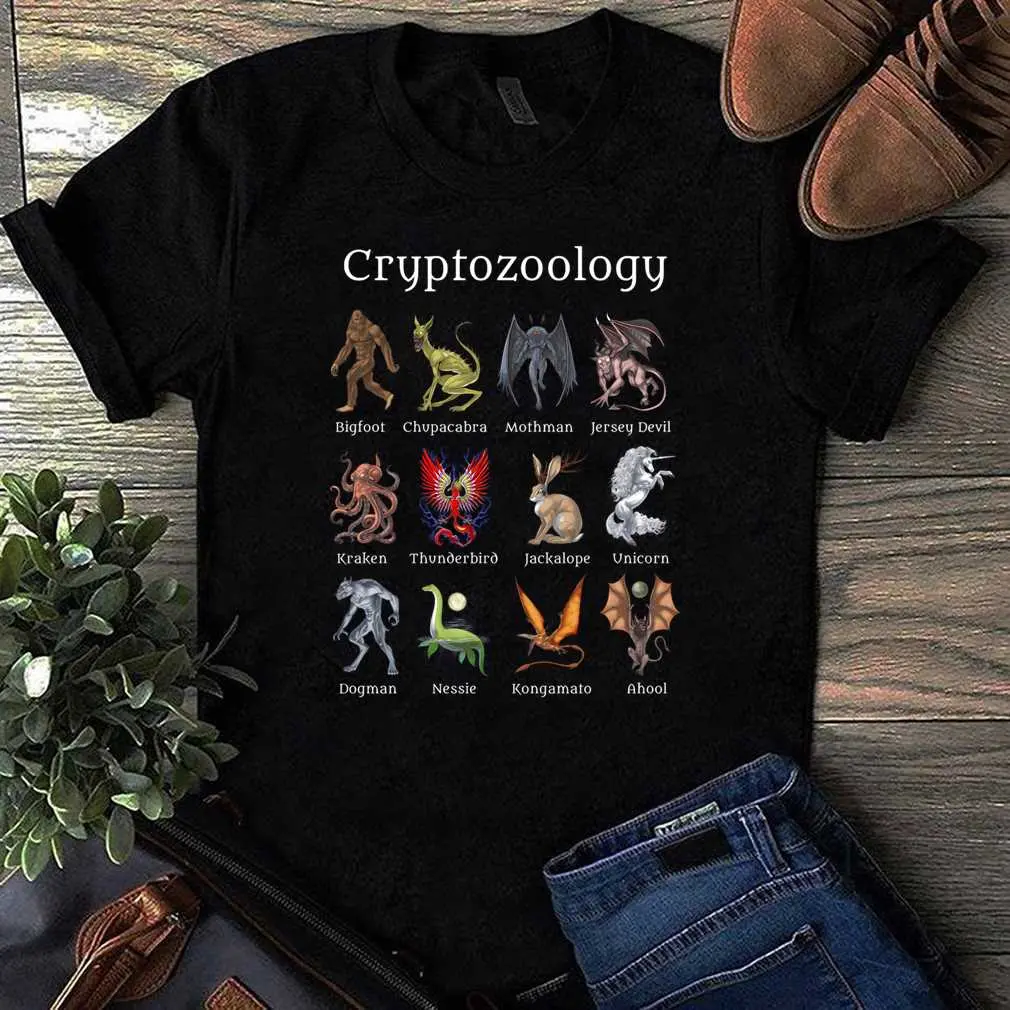 Cryptozoology Cryptid Creatures T-Shirt