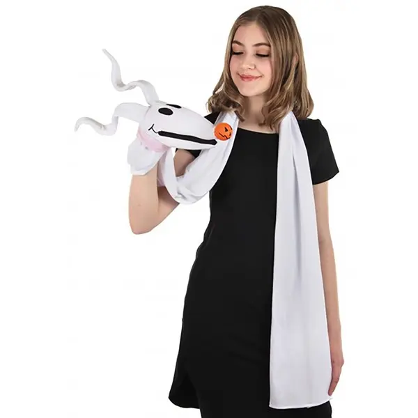 Disney Nightmare Before Christmas Zero Scarf, Scarf Print Costumes & Accessories