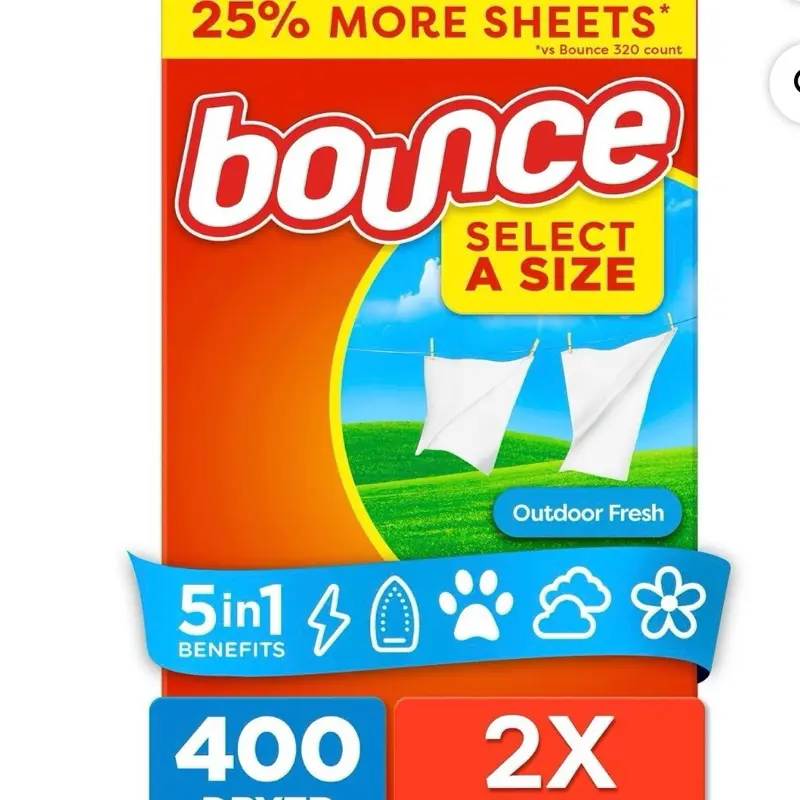 Fabric Softener Dryer Sheets - Outdoor Fresh Scent, 400 Count