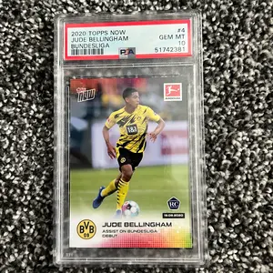 2020 Topps Now Jude Bellingham Bundesliga PSA 10 Trading Card