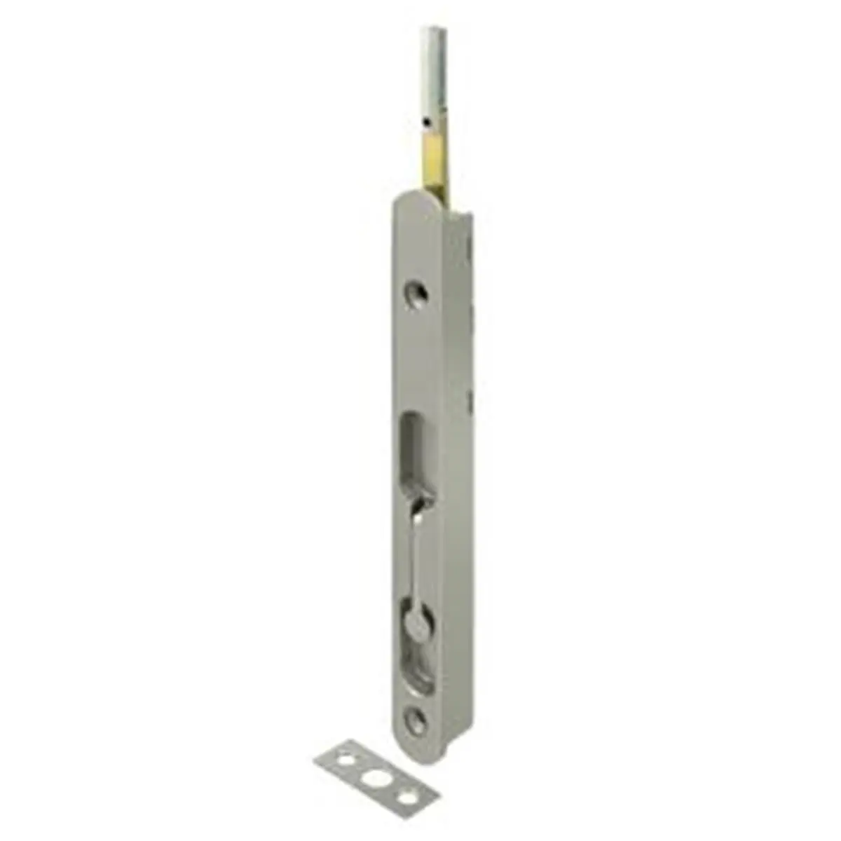 212 MAIN Deltana 18 in. Extension Flush Bolt Hinges, Weatherproof Zinc for Kitchen and Bath, Satin Nickel Finish, 1-Year Mechanical & Finish Warranty, 1 Year Finish