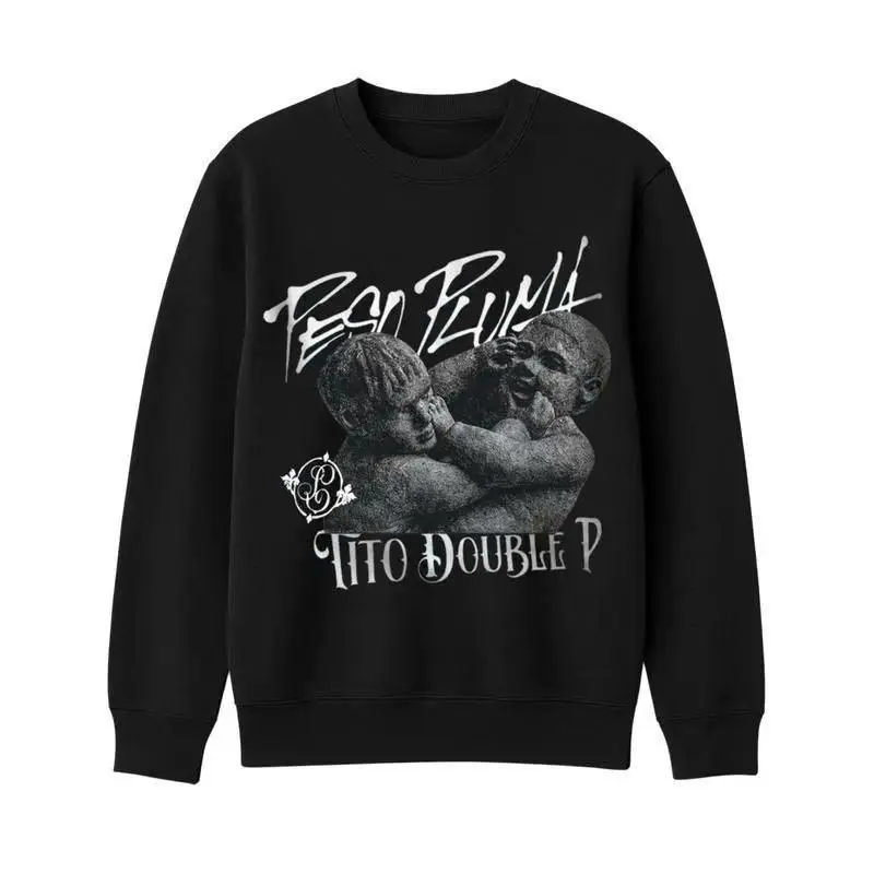 Dinastía Tito Double P & Peso Graphic Hoodie, Corridos Style Fan Tee, Bold Cultural Print Sweatshirt, Mexican Heritage Apparel for Men & Women