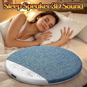 2026 Ultra-Slim Bone Conduction Pillow Speaker Wireless Bluetooth Silent Sleep Aid Portable Rechargeable Music Player for iOS & Android Compact Lightweight Travel Gift Audio - Smartphone