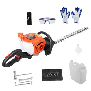 Explorinox 26CC Dual-Sided Hedge Trimmer, 2-Stroke Gas Garden Trimmer, Handheld Pruning Tool