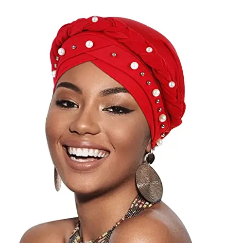 1 Pack Twisted Braid A: Pearls Red