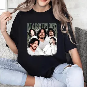 Vintage Markiplier Unisex T-Shirt - Funny Style Cotton Graphic Tee for Outdoor Activities Full Colors, For Men, For Women