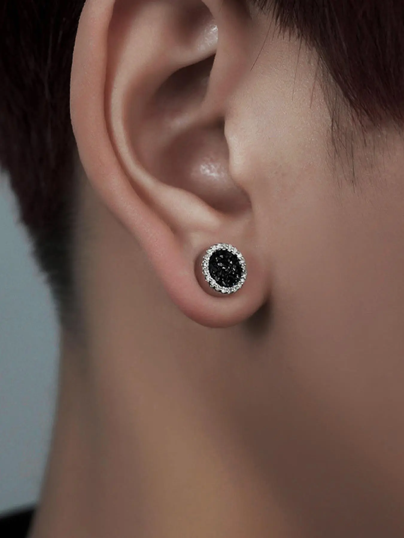 Rhinestone Decorated Magnetic Earrings, Fashionable Earrings for Women & Men, Trendy All-match & Exquisite Jewelry for Birthday Gift, Trendy Fashionable Accessories