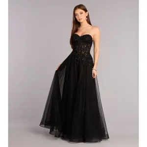 Kennedy Tulle A-Line Ball Gown