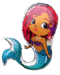 36" African American Mermaid Balloon