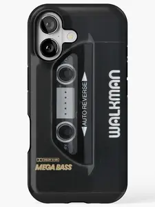 80s Retro Cassette Player Phone Case, Nostalgic Vintage Audio Design W/ Mega Bass Vibe. Cool, Ae Cover phone Gift for ip 16,15,14,13,12 17 Air Promax SS24,25 Ultra