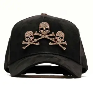 Barbas Hats × “Rose Gold Skull” Snapback Hat