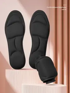 Thick Soft 5D Running & Sports Insoles, Shock Absorption Sweat-Wicking Breathable Cut-To-Fit Pads for Sport Shoes Casual Shoes