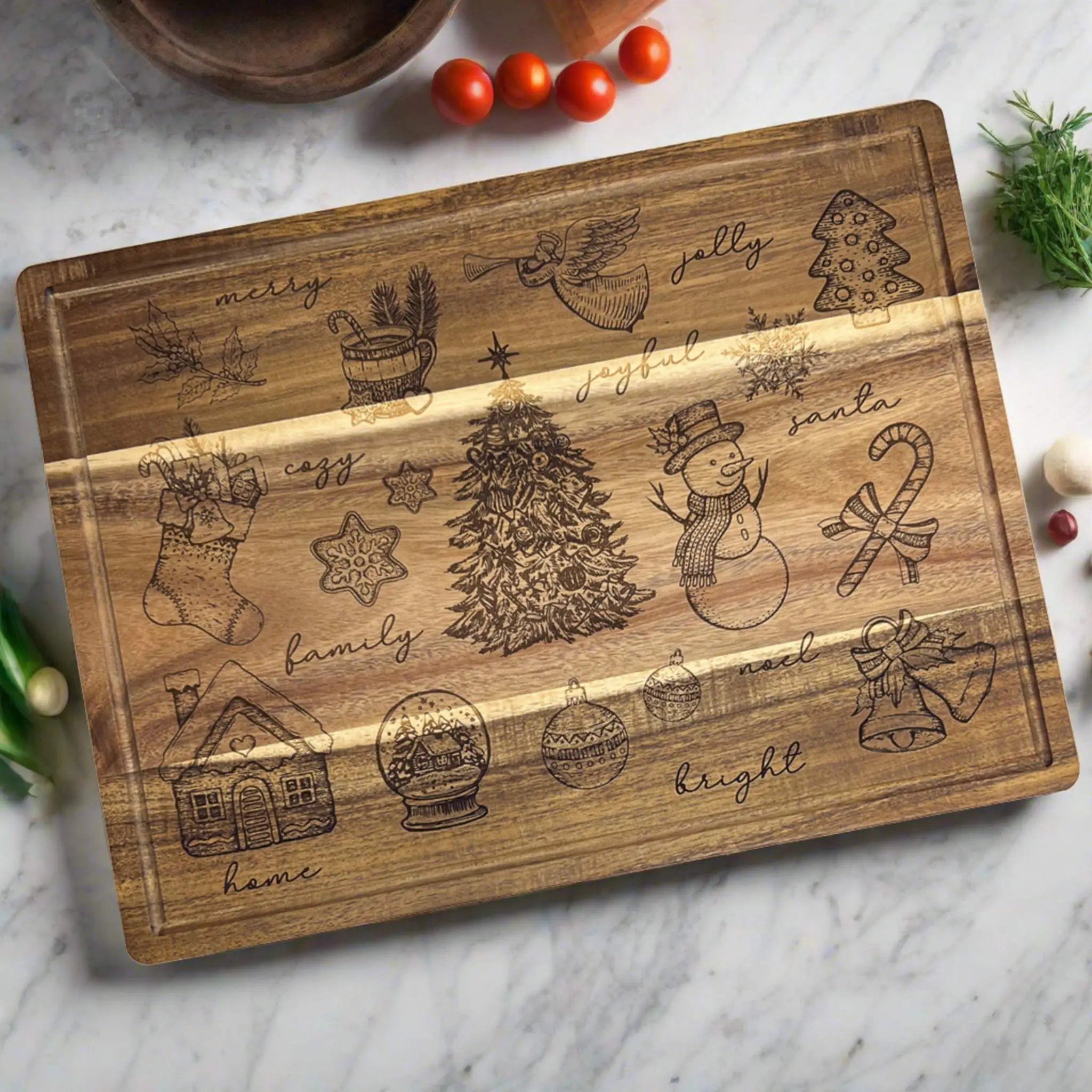 Christmas Cutting Board