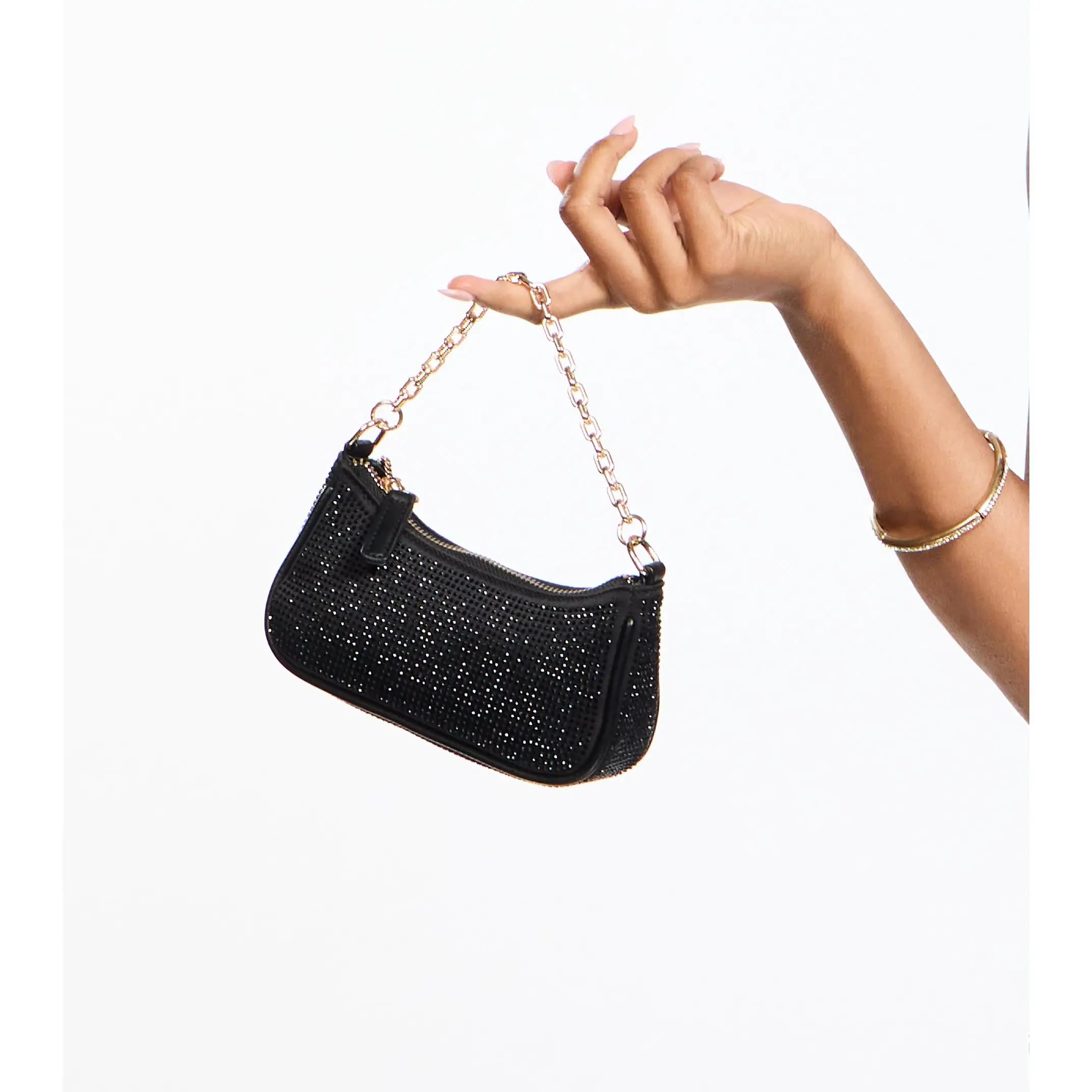 Midnight Plans Rhinestone Micro Bag
