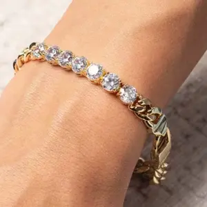 Marquise Bracelet – 18k Gold Plated Tennis Style