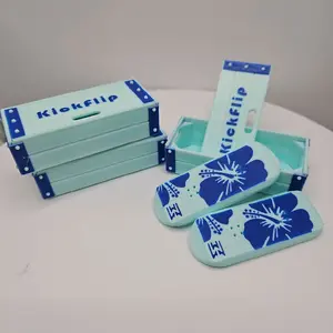 Hibiscus Kickflip Magnetic Fidget Toys Stress Relief Model/ Magnet Decor