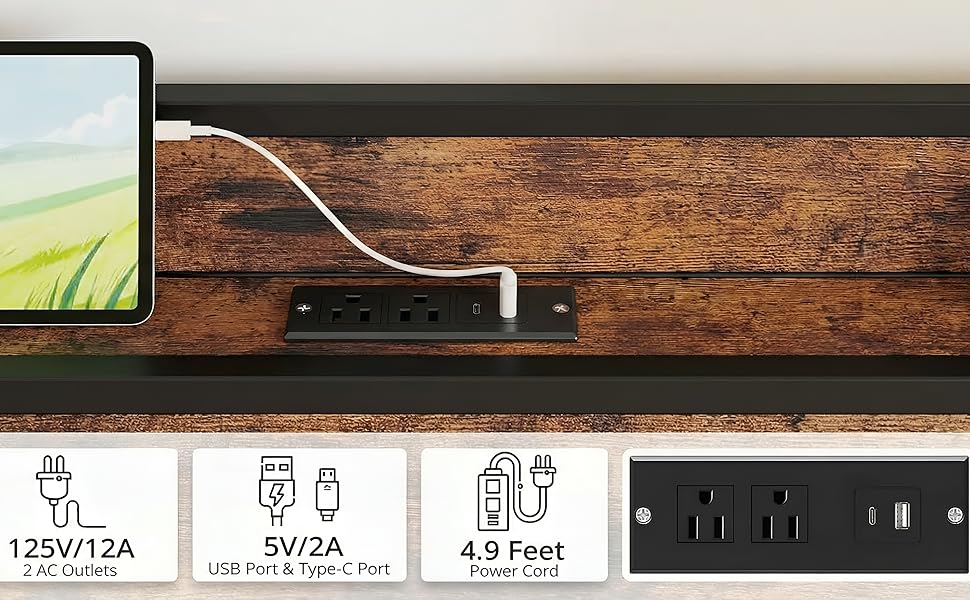 LIKIMIO Daybed with Trundle, Metal Twin Bed Frame with Charging Station & Storage Headboard, Sturdy Noise-Free Day Bed for Bedroom, Guest Room, Living Room