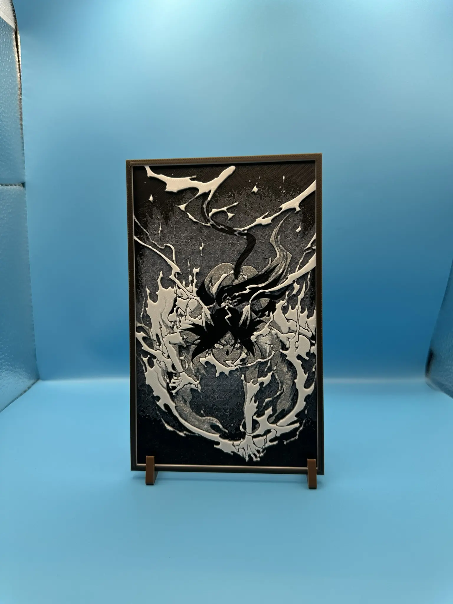 Yoruichi God of Thunder | 3D Printed Manga Art