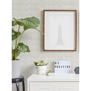 Watercolor Chevron Wallpaper - Peel and Stick