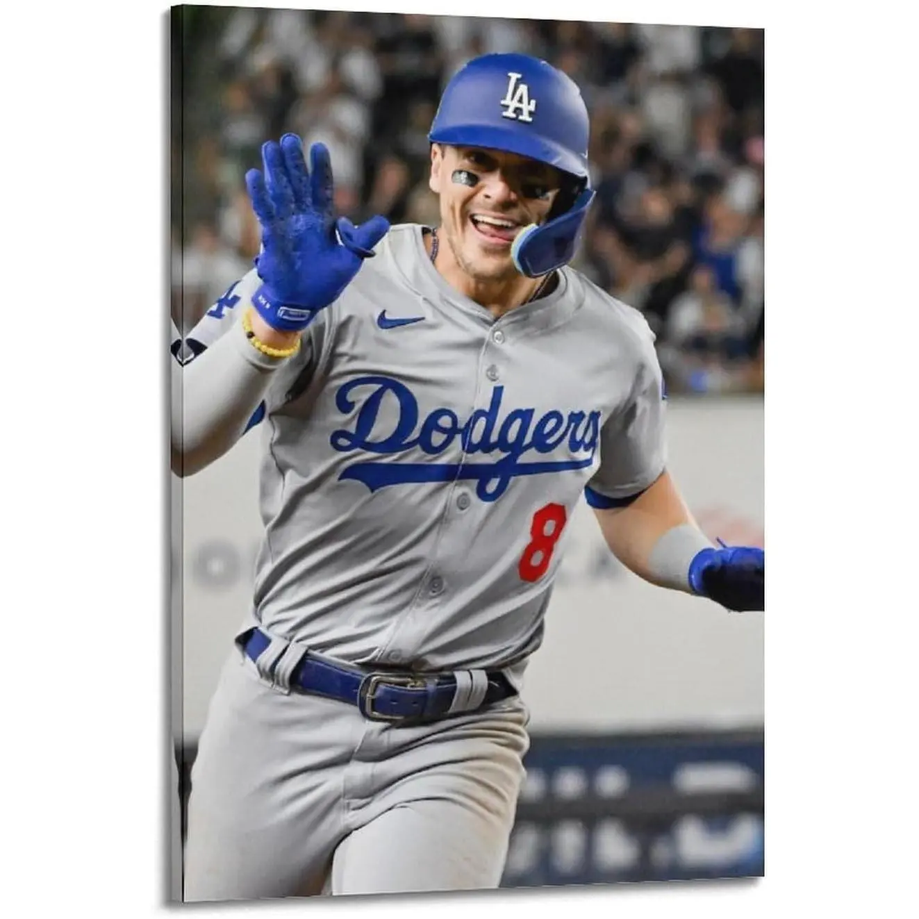 Kike Hernandez Dodgers Baseball Player Canvas Art Print for Room Aesthetic Wall Art Picture Living Room Decor Artistic Ornaments