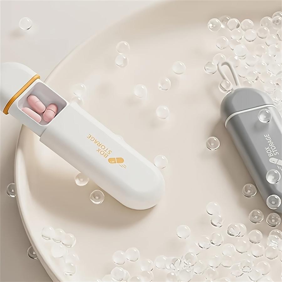 Portable 3-Compartment Pill Organizer - -Resistant Storage Box for Daily Medications, Made from -Grade Materials