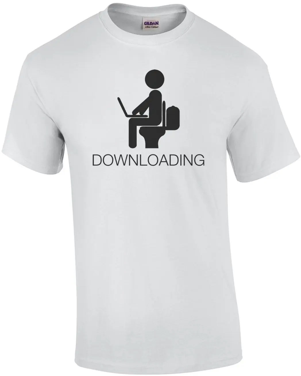 Downloading - Toilet Humor T-Shirt 5OS