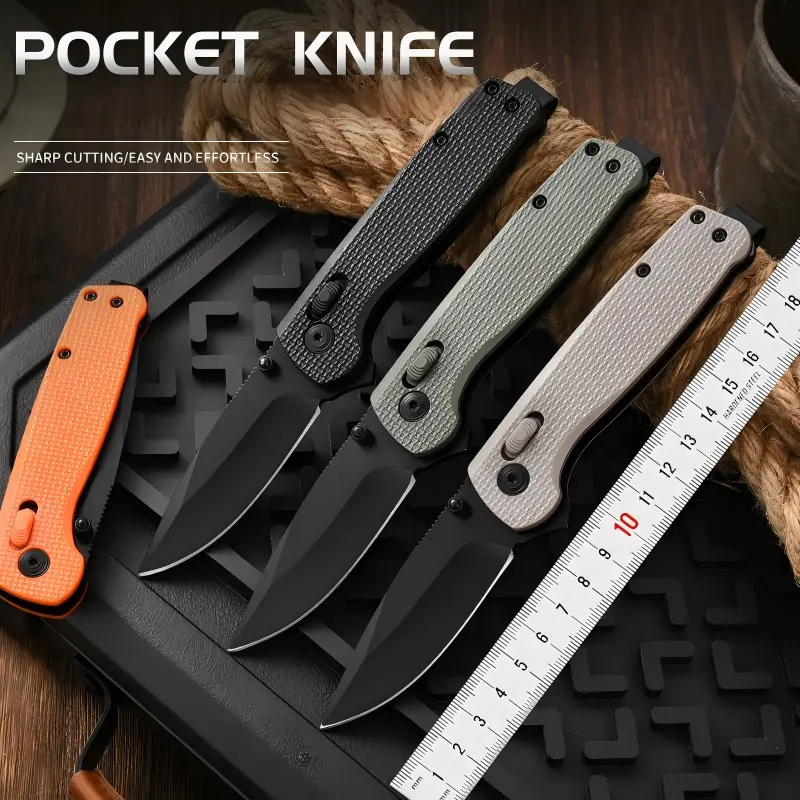 EDC 440C Blade Nylon Fiberglass Handle Outdoor Camping Kitchen Tools