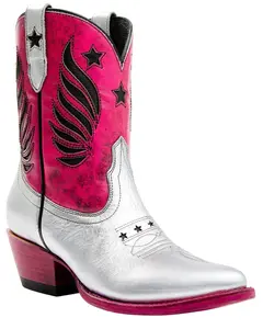 Idyllwind Women's Metallic Star Inlay Roadie Western Booties Round Toe - Biwfa22l83