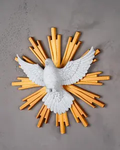 Dove of Peace Wall Mount | 3D Printed Christian Wall Decor