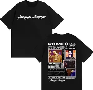 Santos Tour 2026 T-Shirt – Romeo Aventura Bachata Concert Graphic Shirt, Latin Music Fan Gift, Men’s & Women’s Tops Cotton