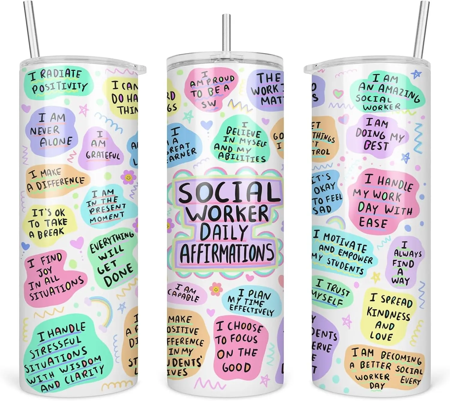 Social Worker Gift - Gift For Her - Manifest Positivity - Positive Reminders