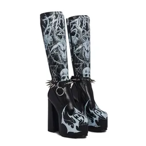 Cursed Elegy Platform Boots