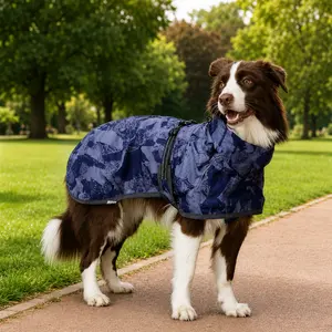 Waterproof Dog Raincoat – Camo Sport Rain Jacket with Reflective Trim | HoppePet