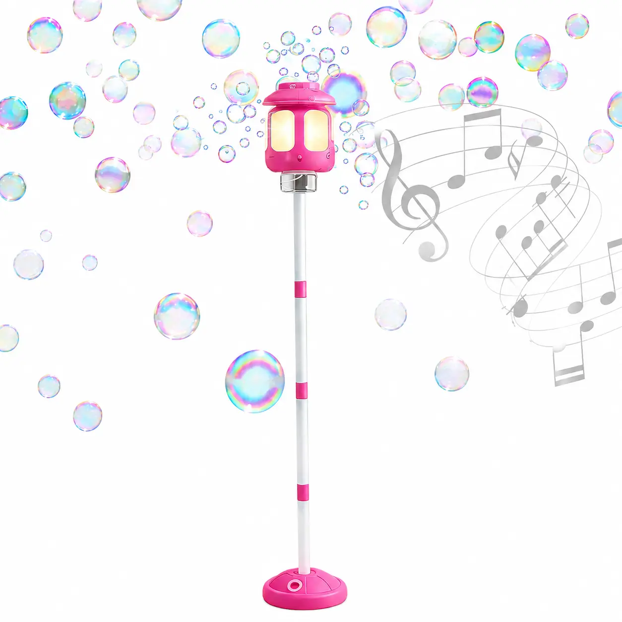Bubble Machine for Kids Bubble Blower Maker with Lights and Music Automatic Bubble Stand Machine for Parties Birthday Wedding Toddlers Summervibes Outdoor Toys tiktokshopspringglowup summerwins