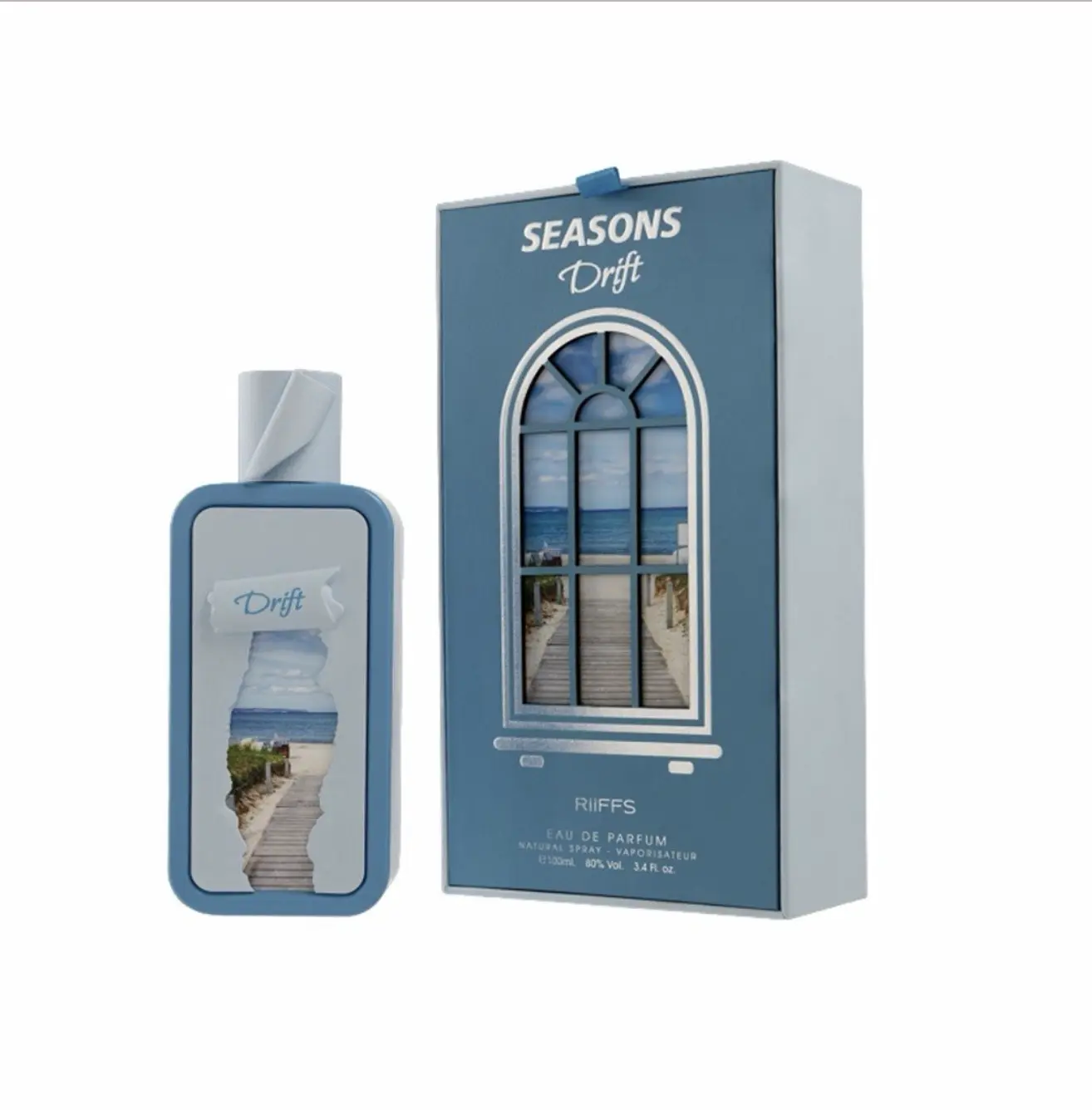 Riiffs | Season | Drift | Women's Fragrance | 100 ML - 3.4 OZ | Eau De Parfum | Ginger - Amber & Grapefruit