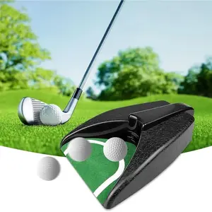 Automatic Golf Ball Return Machine, Battery Powered Portable Putter Trainer, Durable Plastic Material, Non-Slip Base, Indoor Outdoor Use