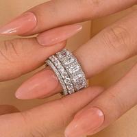 3PC Silver Ring Set
