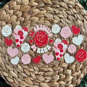 El Cafecito de Mamá UVDTF Cup Wrap 16oz Ready to Apply with Heart and Rose Design