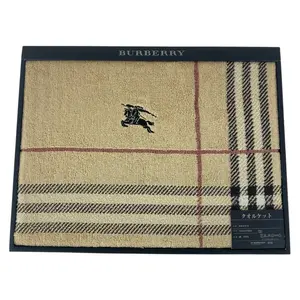 Pre-owned BURBERRY Cotton Small Leather Goods Towel Blanket