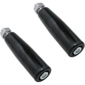 Rotary Handles Lathe Hand Handle Marine Winch Handles Trailer Jack Crank Handwheel Milling Machine Accessories M8 Threaded Handle with nut 2pcs (M10*80)