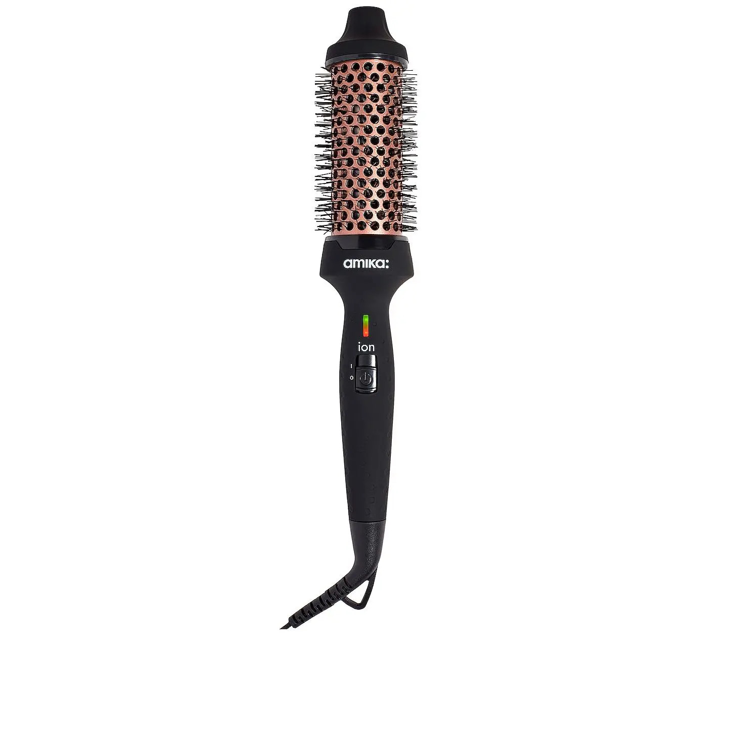 amika Blowout Babe Thermal Brush in Black & Rose Gold amika Blowout Babe Thermal Brush in Black & Rose Gold
