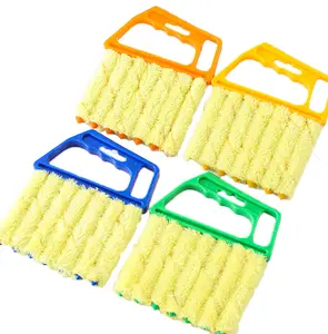 Handheld Blind Cleaner Brush, Microfiber Duster for Window Blinds, Air Vents, Slats & Grooves, Multi-Surface Cleaning Tool with Ergonomic Handle