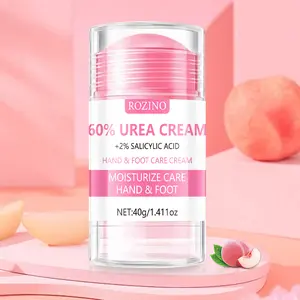 ROZINO 60% Urea Cream +2% Salicylic Acid Hand & Foot Care Cream for Dry Cracked Feet Nourish Soften Skin 40g Moisturize Care
