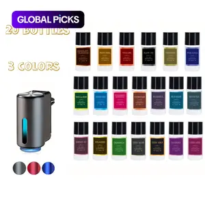 Car Air Freshener, Rechargeable Car Aroma Diffuser with Essential Oil, Car Air Freshener Diffuser, Car Interior Decor Accessories