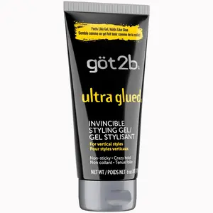 Got2B Ultra Glued Invincible Styling Gel for Vertical Styles, 6Oz/170g