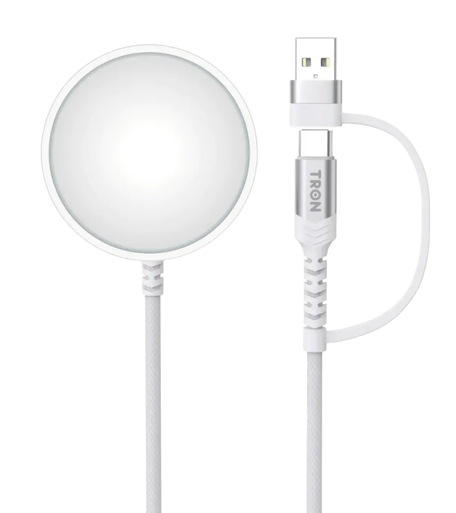 MagSafe Charger with Dual USB Ports | iPhone Wireless | 4FT