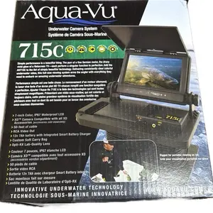 Aqua-Vu 715C Underwater Camera System with 7-inch Color IP67 Waterproof LCD & 50-feet Cable for Clear Video Viewing